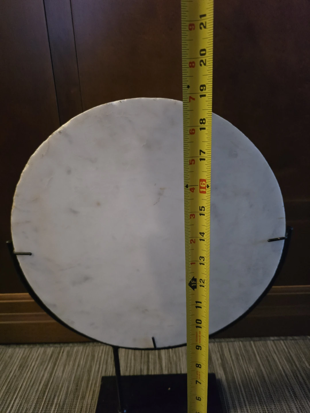Marble Decorative Plate with Stand - photo 2