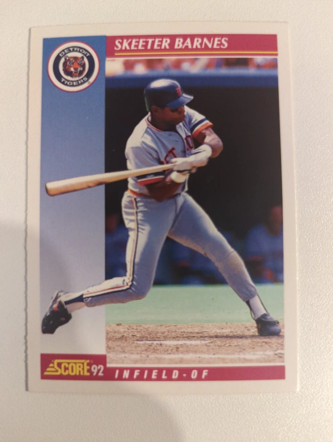 ⚽ 1992 Score Baseball Card - Skeeter Barnes