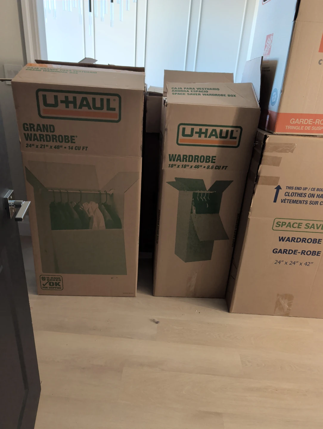 Wardrobe boxes