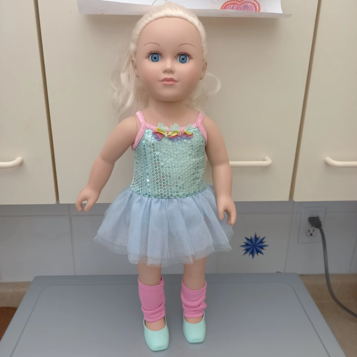 My Life As Estella. Posable 18-Inch Doll, Blonde Hair, Blue Eyes