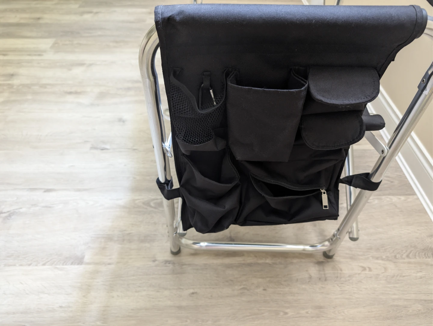 Black Director's Chair with Side Table - photo 2