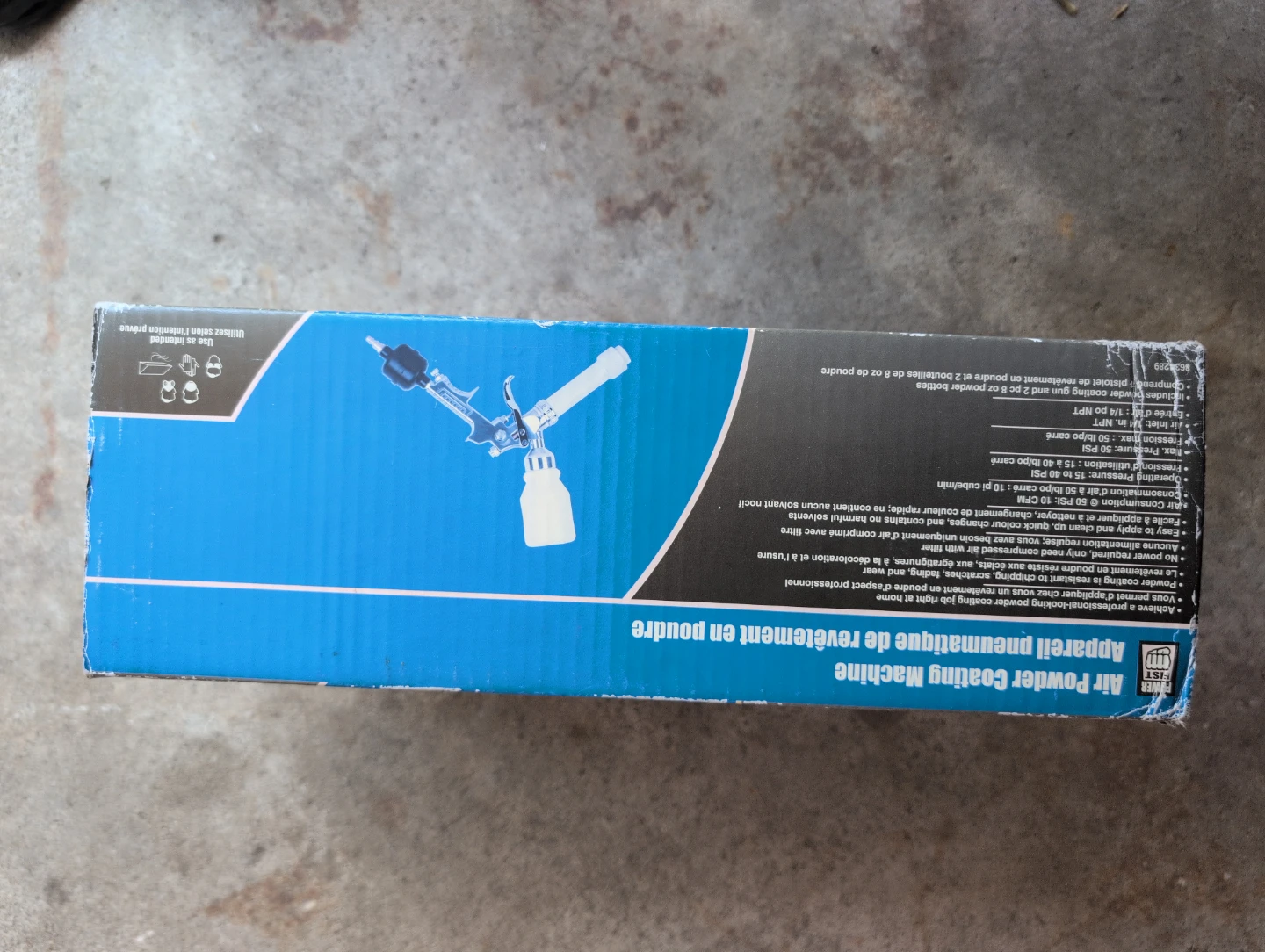 Power Fist Air Powder Coating Machine Kit - photo 2