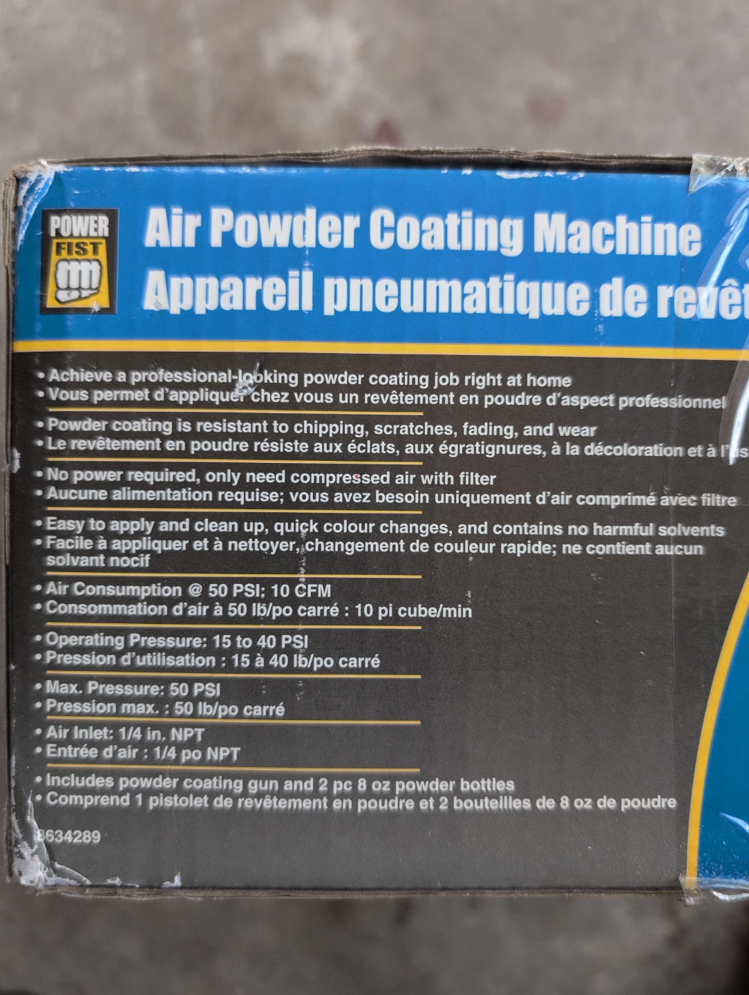 Power Fist Air Powder Coating Machine Kit - photo 5