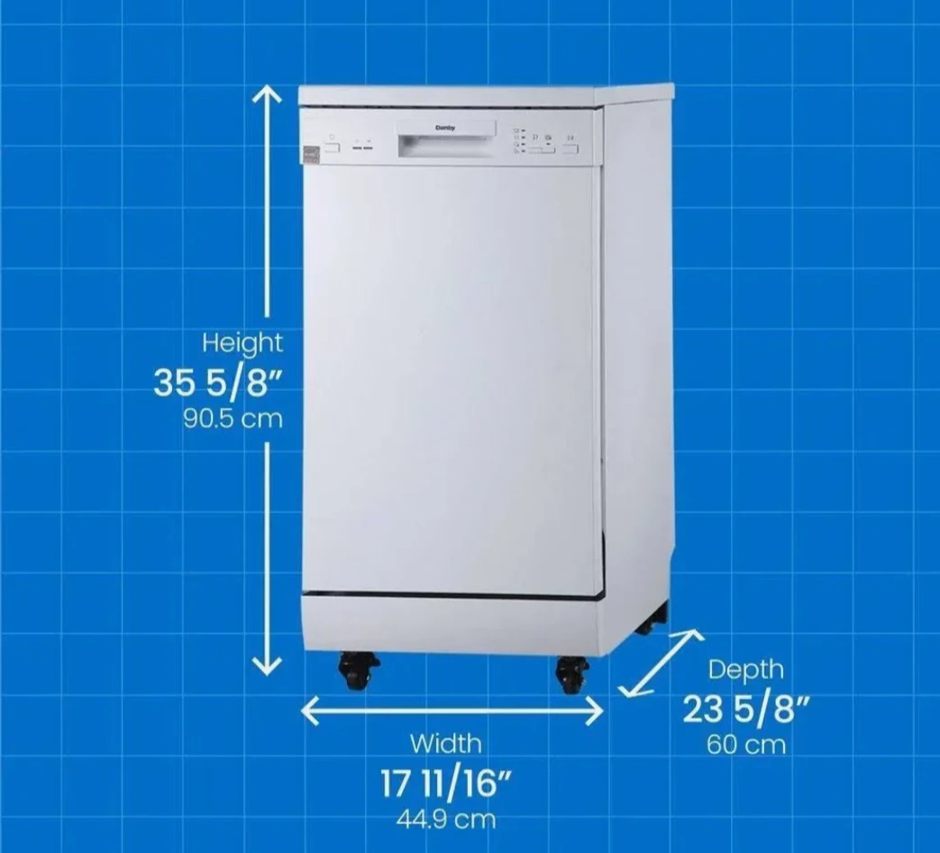 Danby 18-inch Portable Dishwasher DDW1805EWP - photo 4