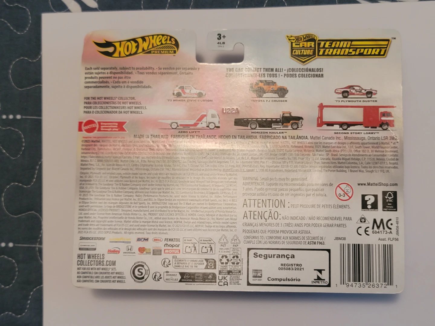 Hot Wheels Car Culture Team Transport 73 Plymouth Duster - photo 3