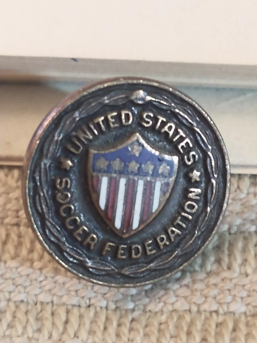 Amazing 1990s United States Soccer Federation Lapel Pin Pin