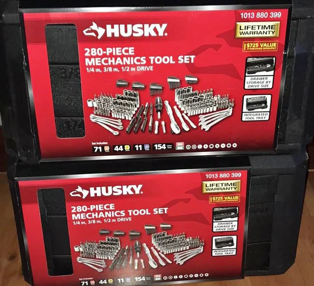 Husky 280-Piece Mechanics Tool Set