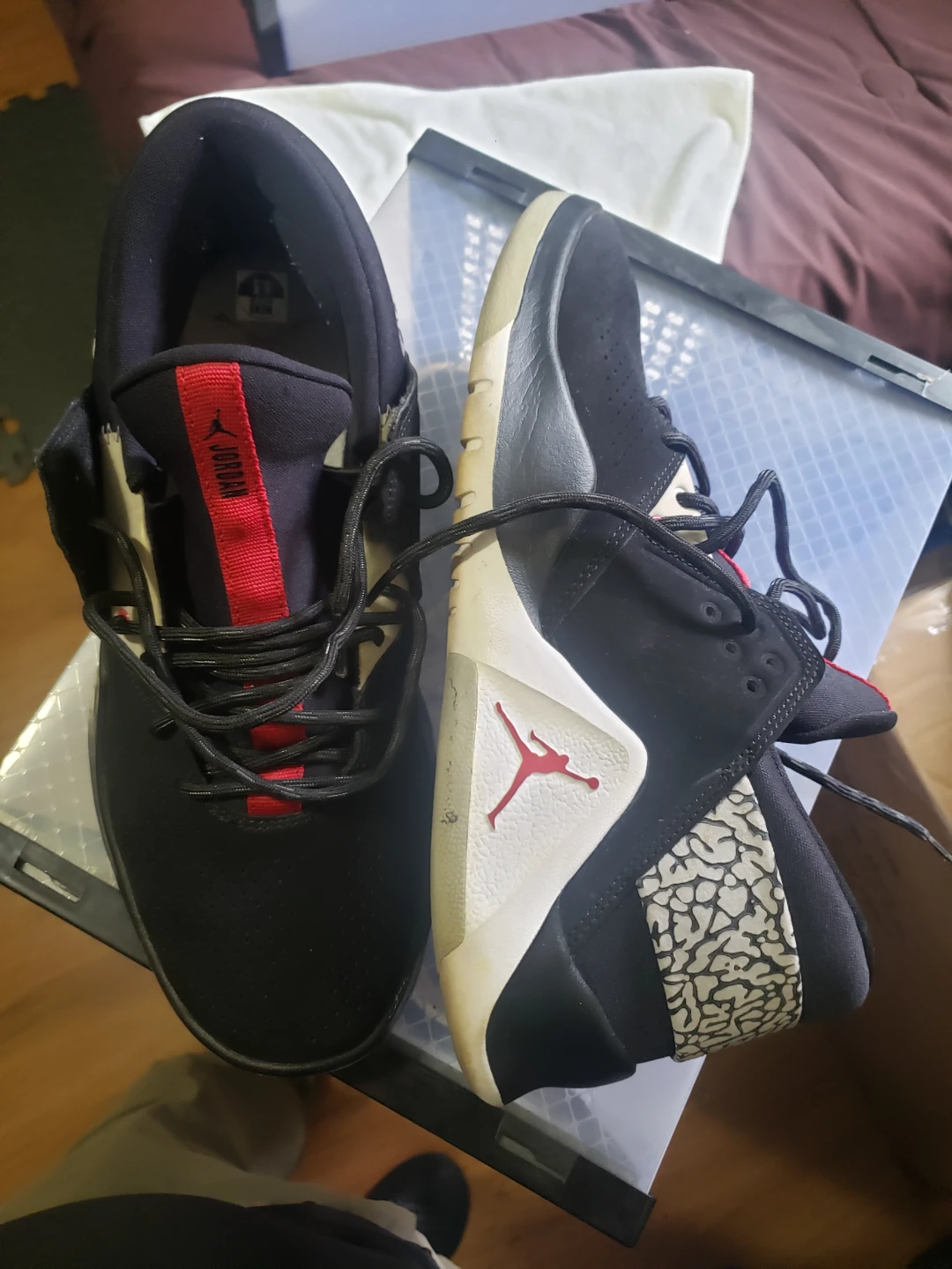 Jordan Black Basketball Shoes - photo 2