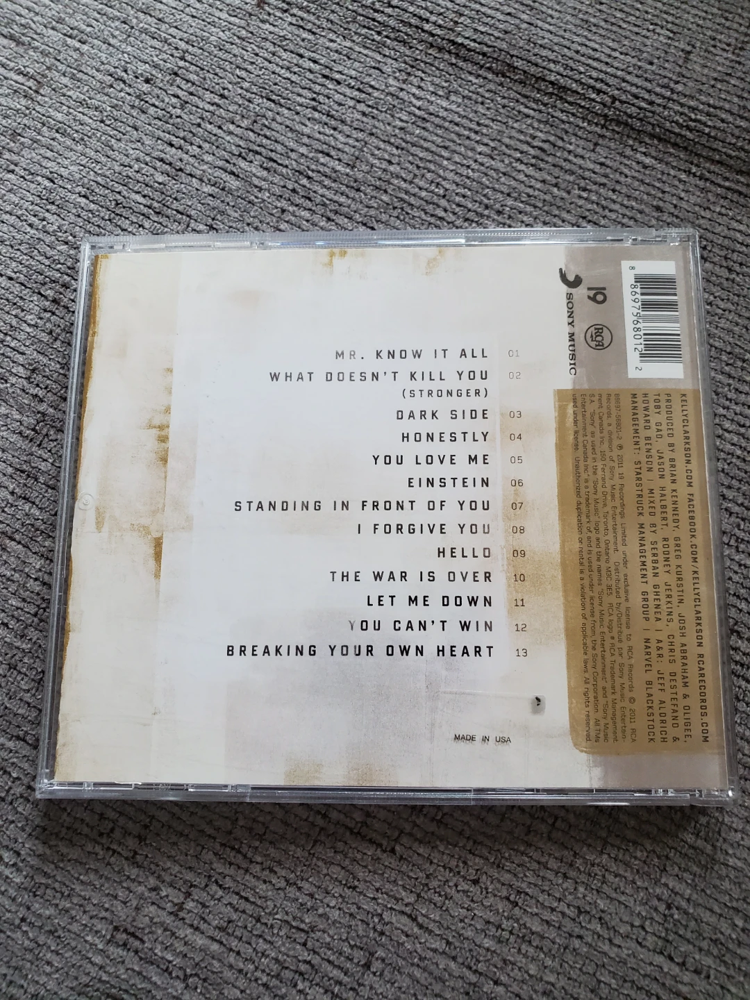 Kelly Clarkson Stronger CD ⚽ - photo 2