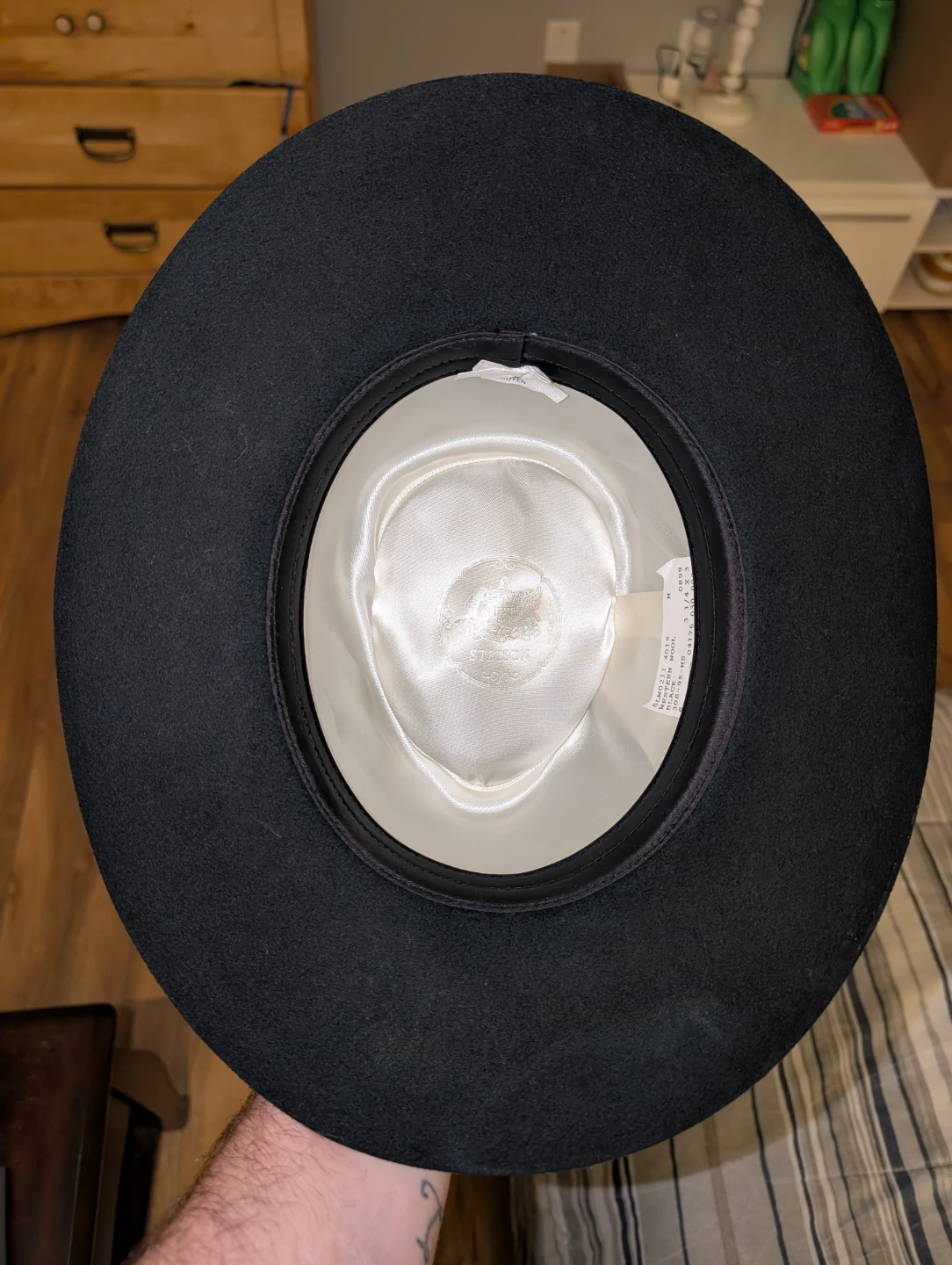 Stetson Black Fedora Hat Medium - photo 2