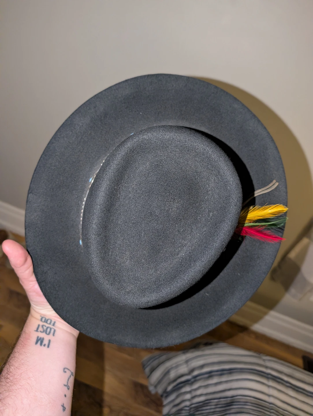 Stetson Black Fedora Hat Medium - photo 5