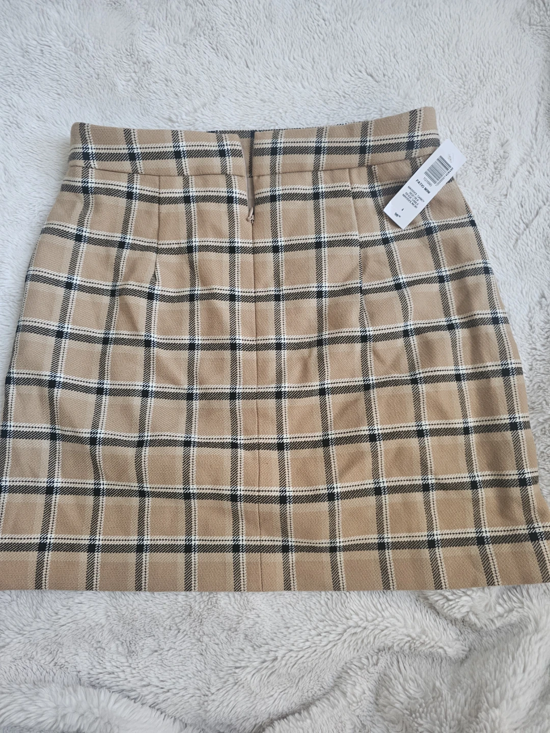 Wilfred Patio Mini Skirt - Plaid Size 4