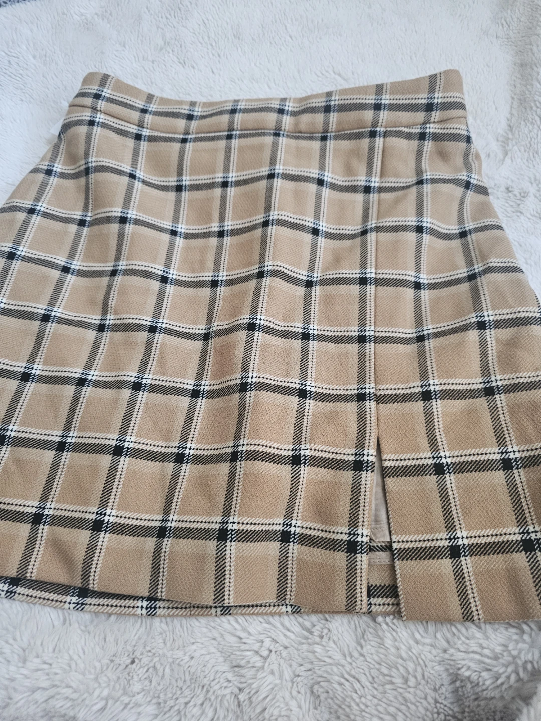 Wilfred Patio Mini Skirt - Plaid Size 4 - photo 4