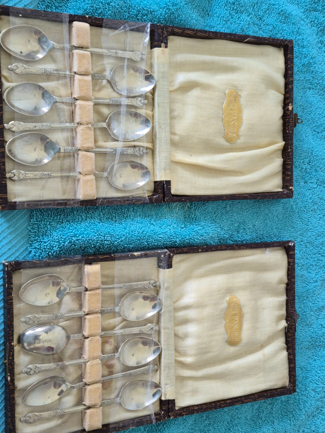 Silver Plated EPNS Spoons Set with Case - Made in England