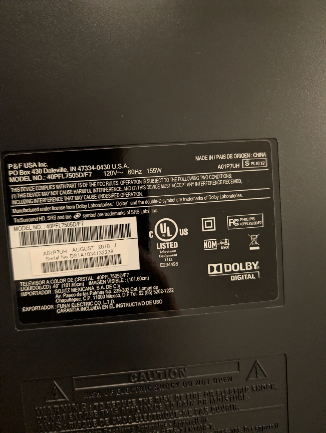 Philips 40PFL7505D/F7 40-inch Full HD 1080p LCD TV - photo 3