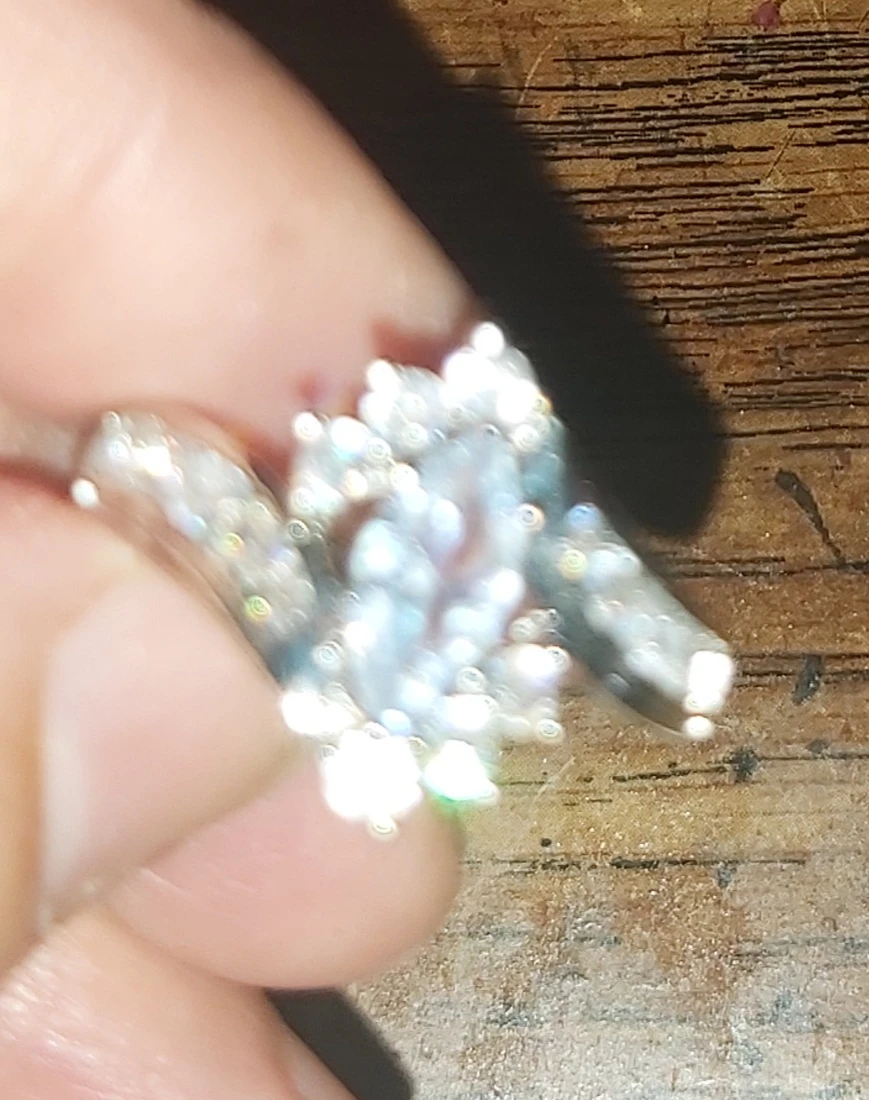 Sparkly Marquise Cut Ring silver - photo 3