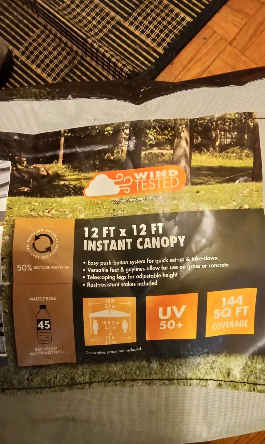 Ozark Trail 12 ft x 12 ft Instant Canopy