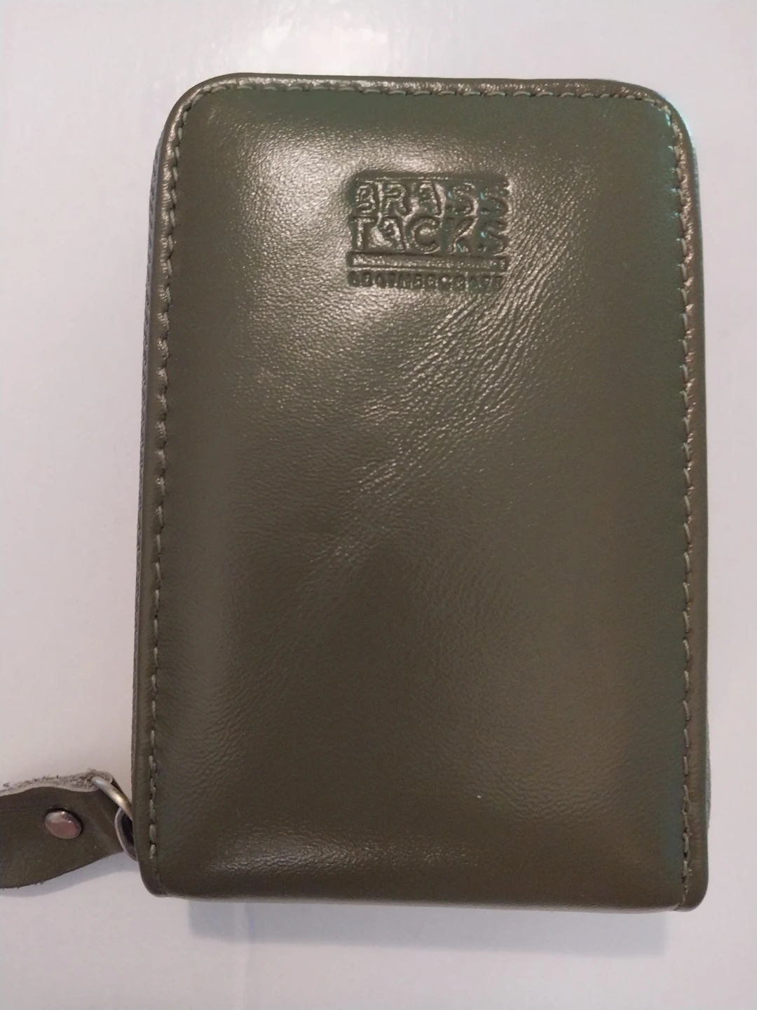 Leather RFID Wallet, olive green, Brand New w tags - photo 3