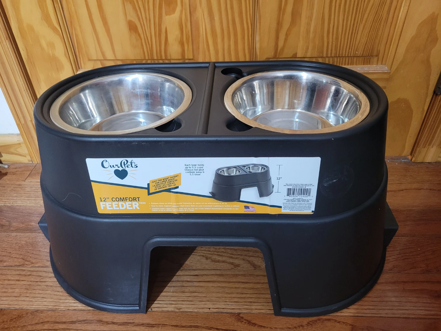 OurPets 12" Comfort Feeder Elevated Dog Bowls
