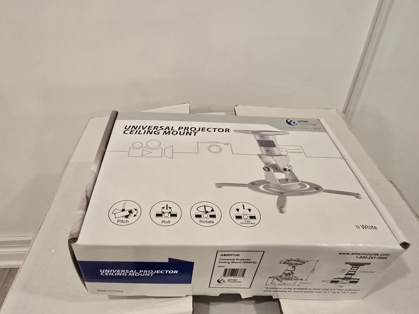 BenQ 4K HDR Projector with Amer Mounts Ceiling Mount - photo 4