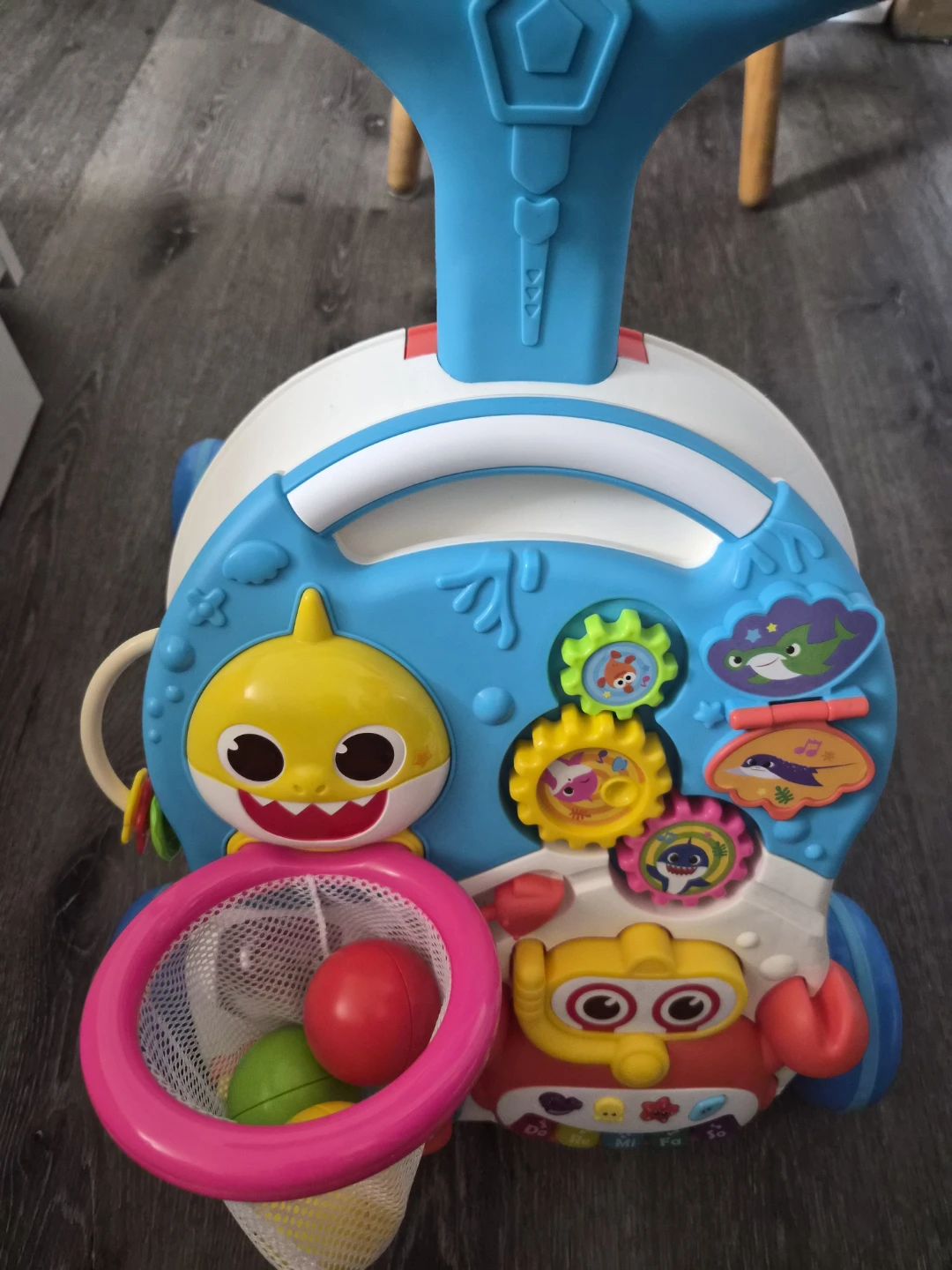 Baby Shark Baby Walker 2-in-1 Step Walker+learning Table - photo 2