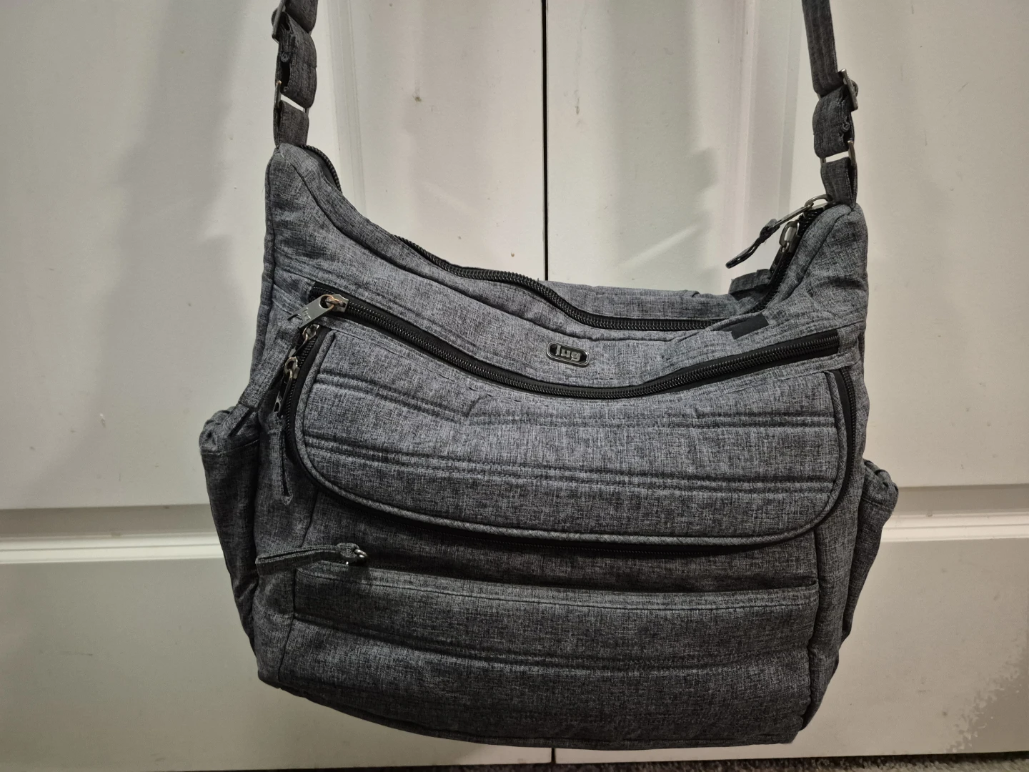 LUG Grey Shoulder (Diaper) Bag with Changing Pad - photo 2
