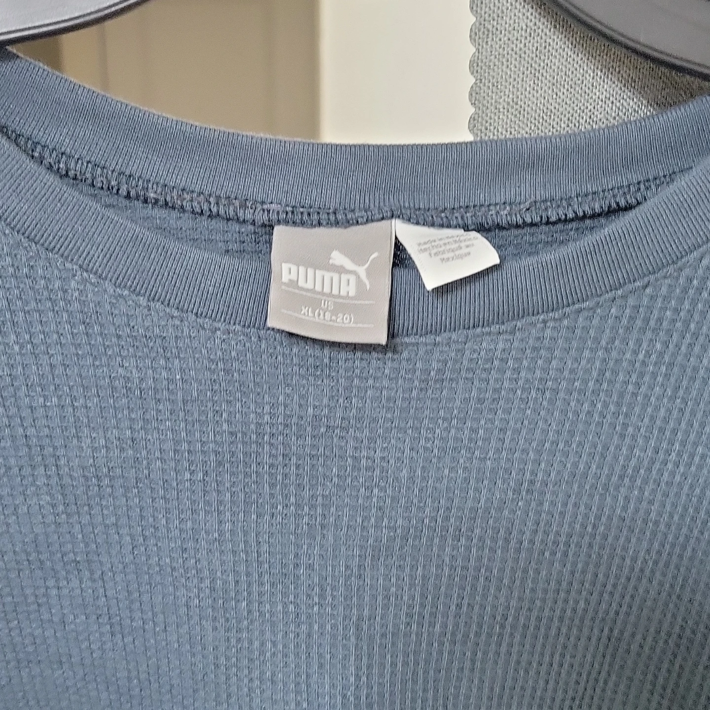 Puma Long Sleeve Waffle Knit Shirt XL - photo 3