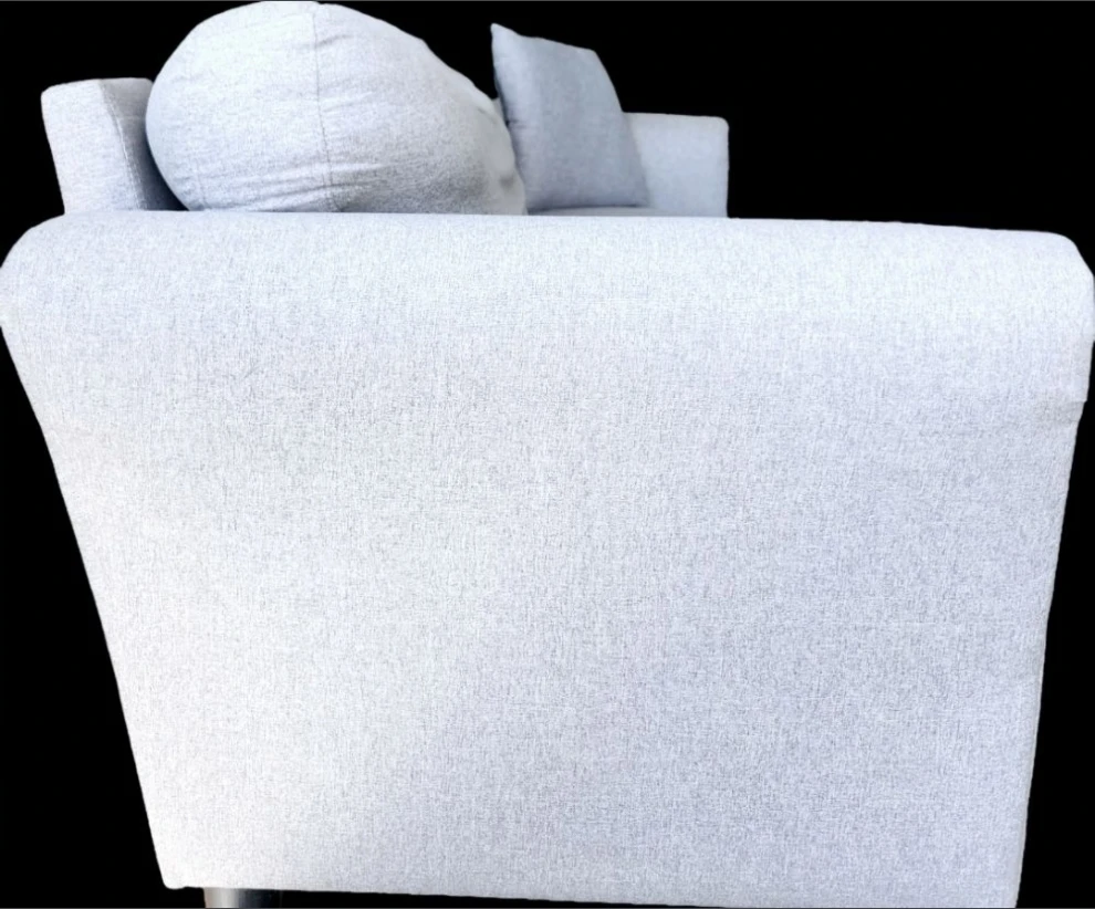 Light Grey 3-Seater Sofa with Cushions - photo 3