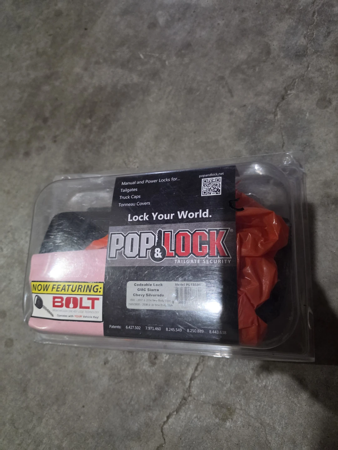 Pop & Lock Tailgate Lock for GMC Sierra / Chevy Silverado