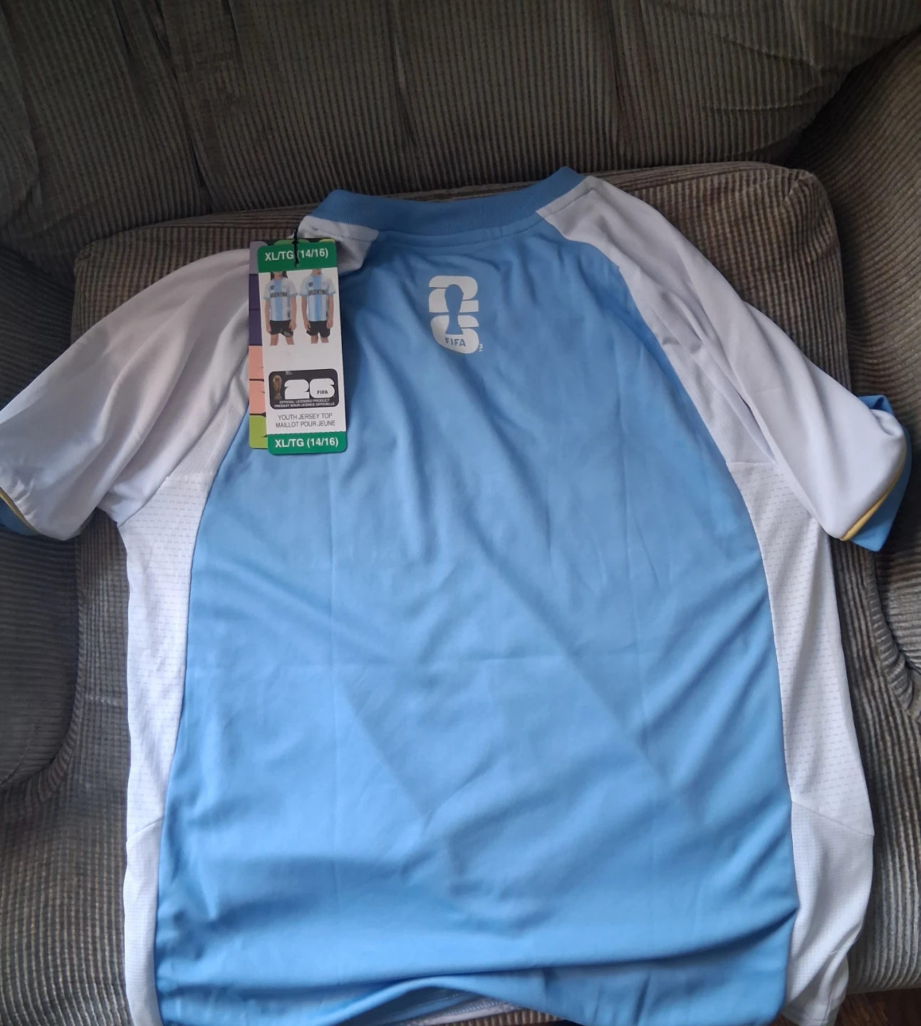 OFFICIAL FIFA JERSEY Argentina youth 14/16 - photo 3