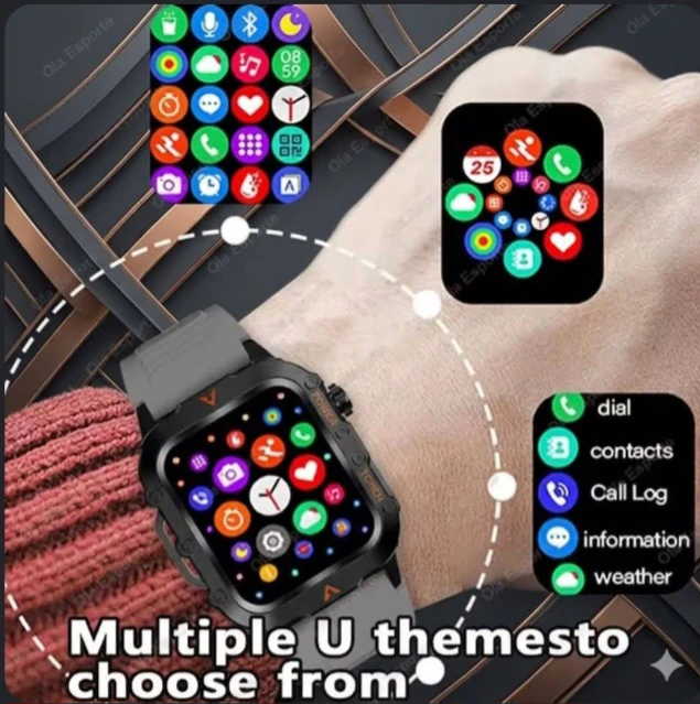 Ola Esporte Smartwatch - Health & Call Features - photo 2