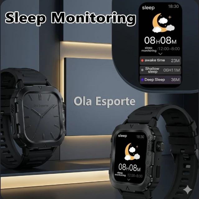 Ola Esporte Smartwatch - Health & Call Features - photo 5