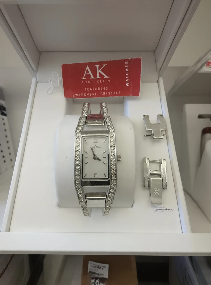 Anne Kleins SilverTone Women's Watch