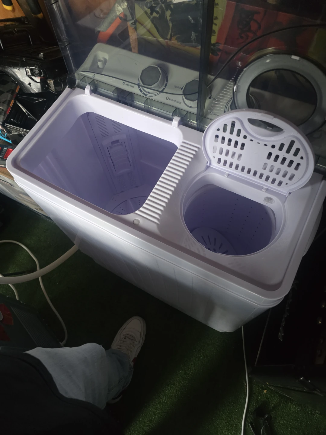 Portable Twin Tub Washing Machine ⚽ - photo 4
