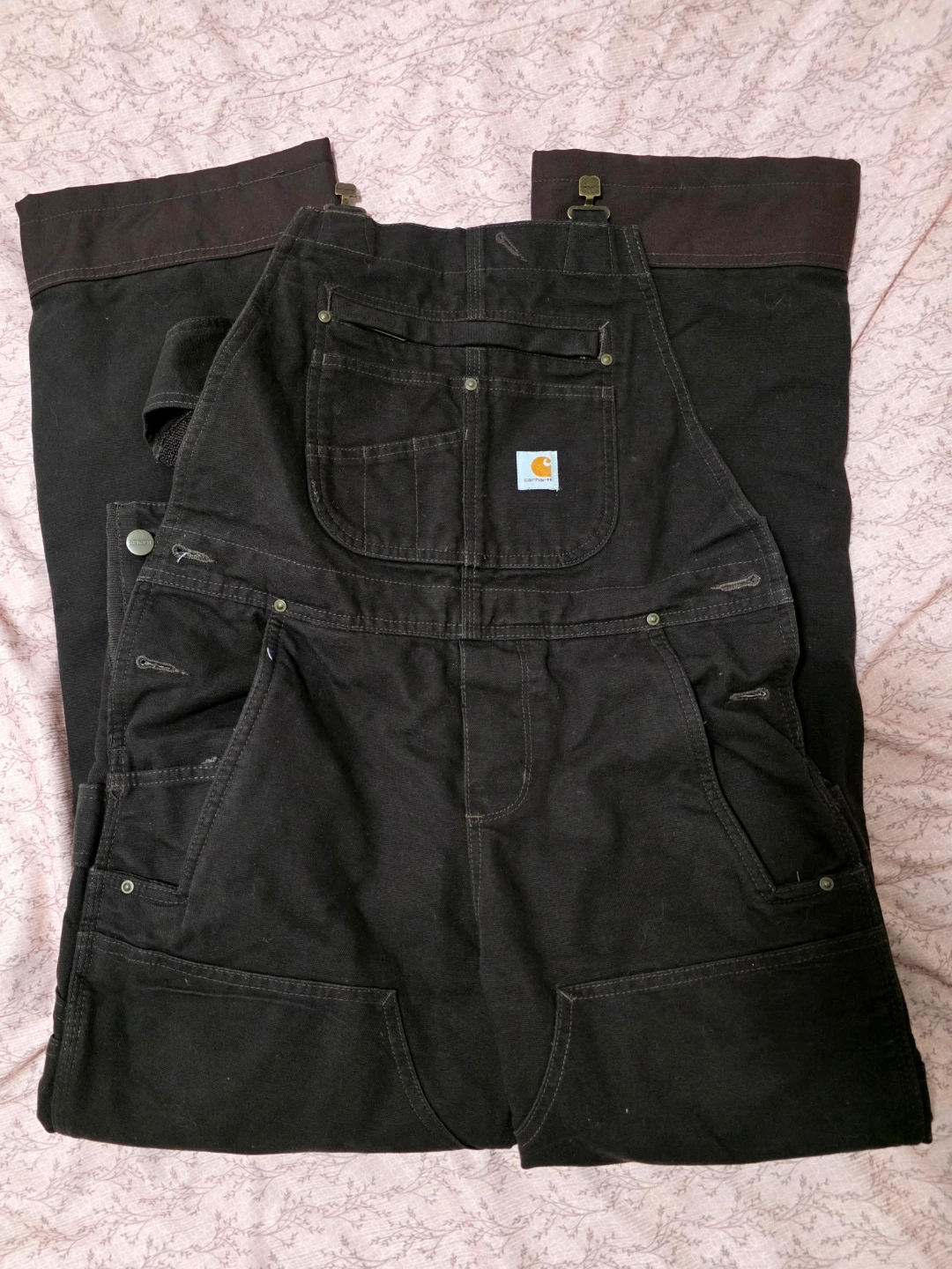 Carhartt Womens Insulated Overalls- Size Small, Relaxed Fit