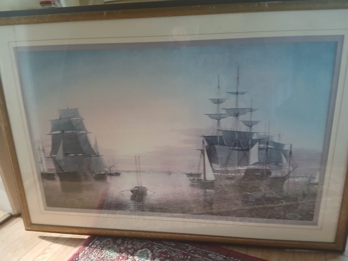 Framed Ship Artwork