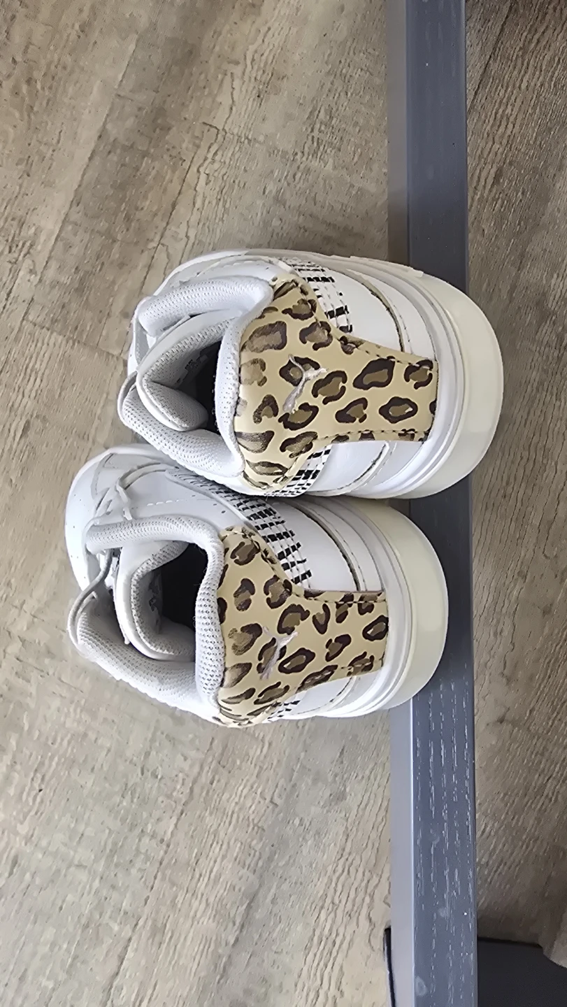 Puma White Leopard & Zebra Print Sneakers - photo 2