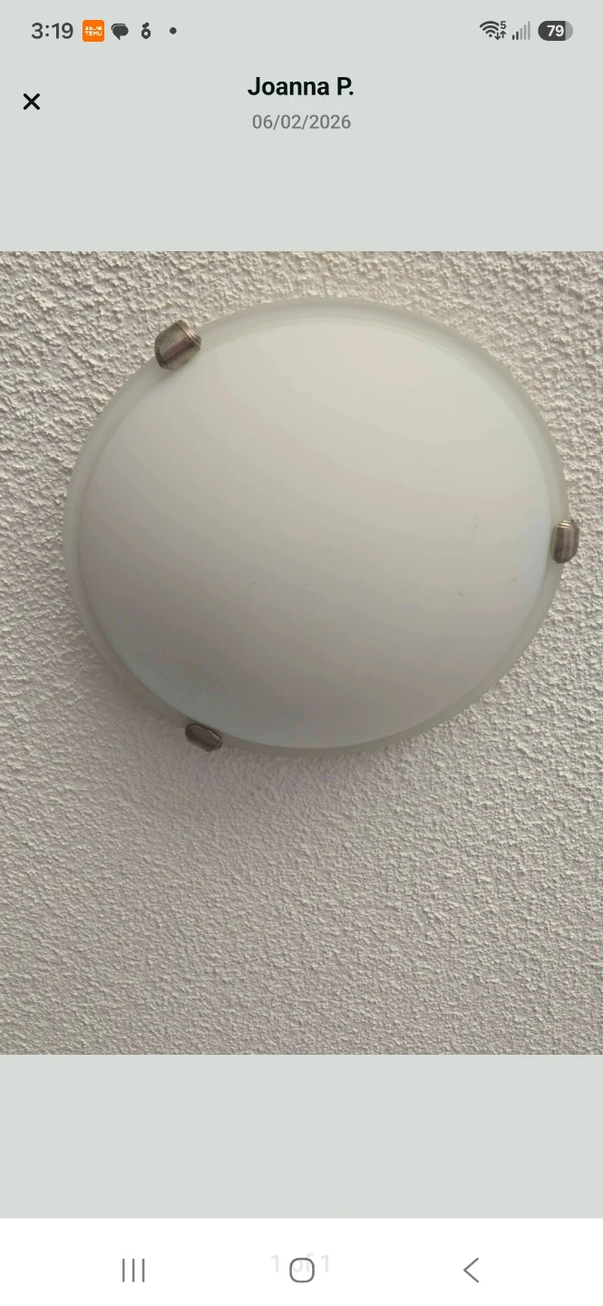 3 ceiling light fixtures - photo 3