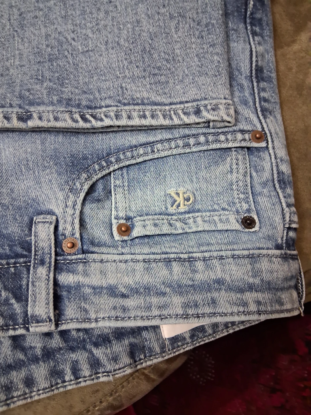 Calvin Klein Jeans Mens Slim Fit Denim Jeans - photo 3