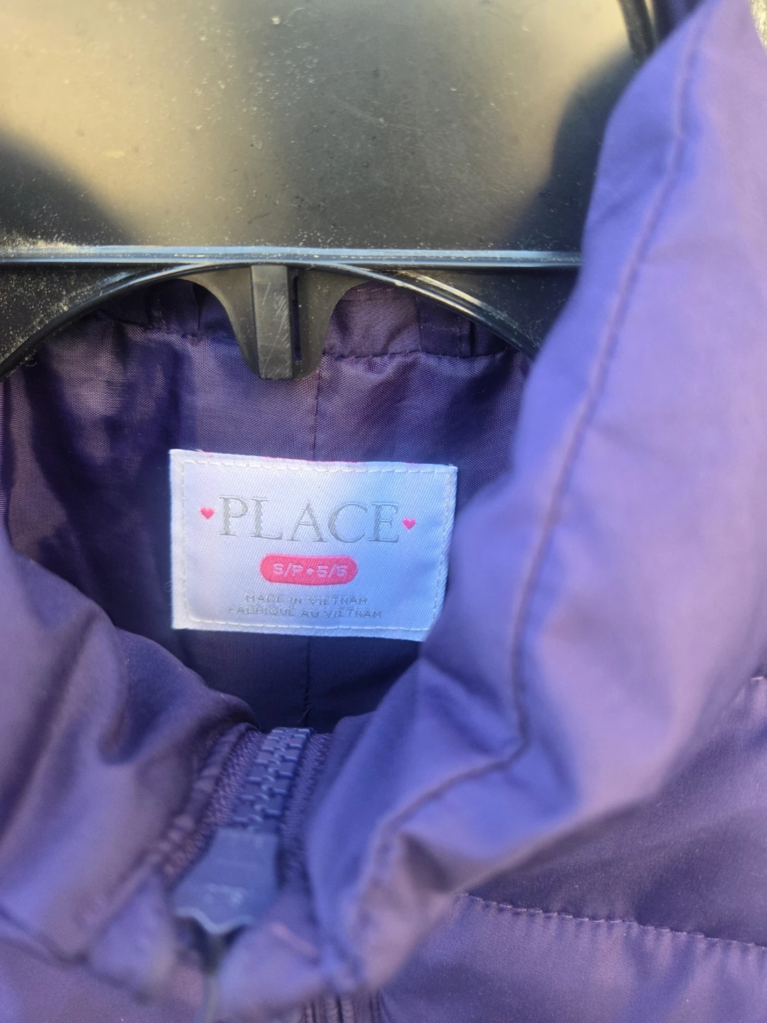 The Children's Place Puffer Jacket - Purple - S/P S/S - photo 3