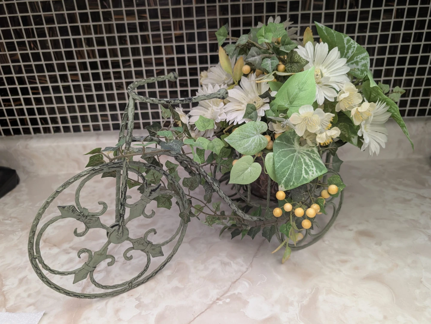Decorative Bicycle Flower Basket