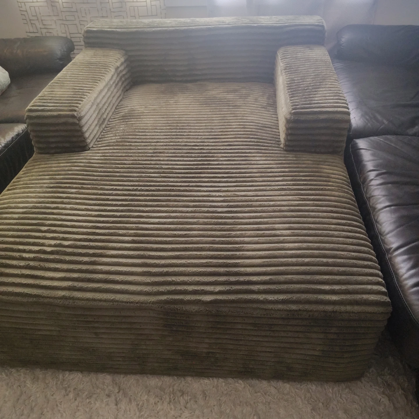 Corduroy Chaise Lounge
