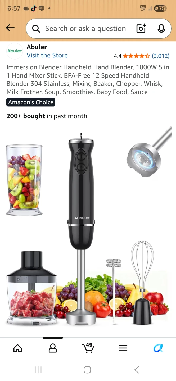 Abuler Multifunctional Hand Blender
