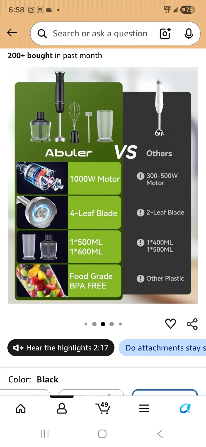 Abuler Multifunctional Hand Blender - photo 2