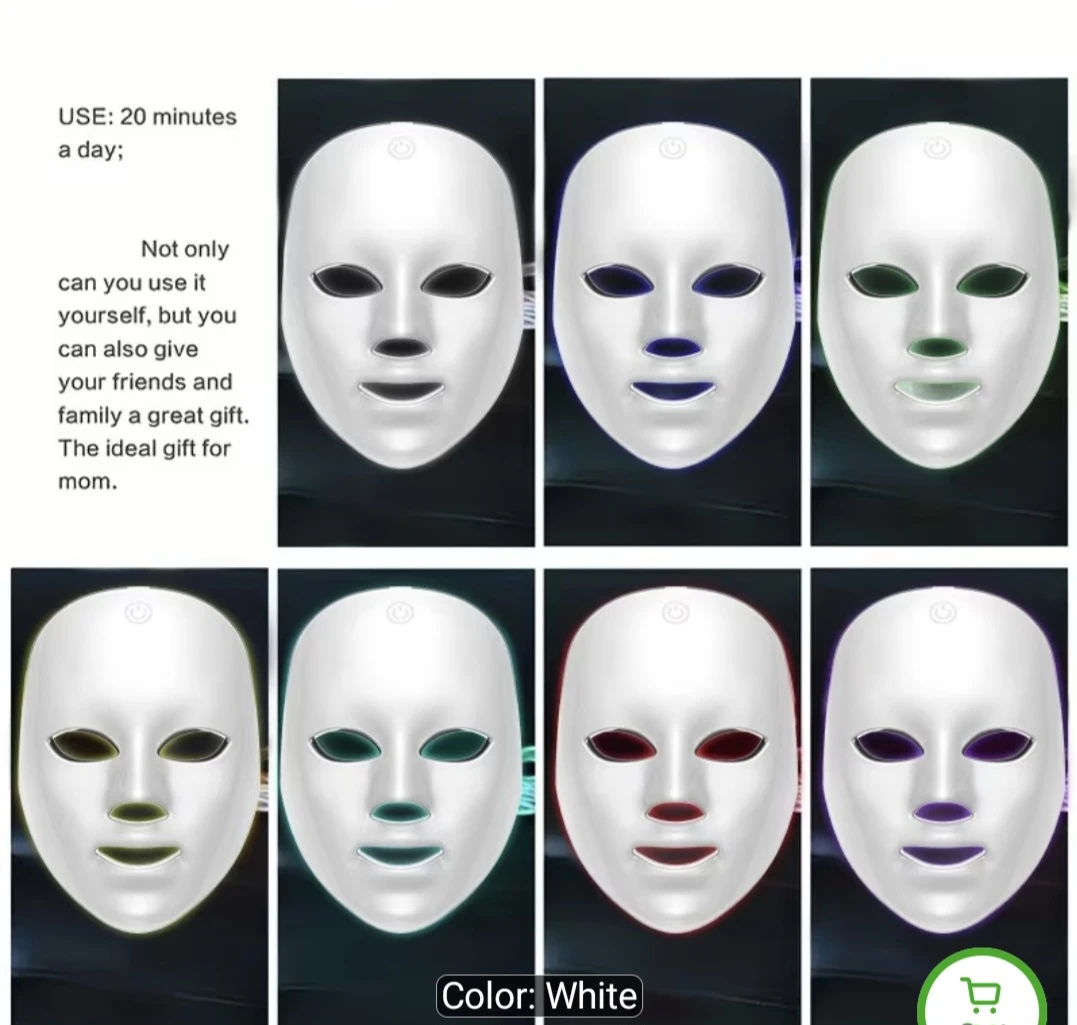 LED Beauty Mask - White - photo 5