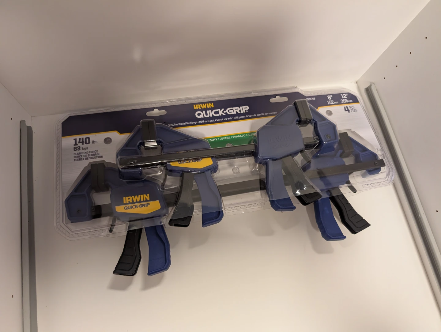 Irwin Quick-Grip Bar Clamps - 4 Pack