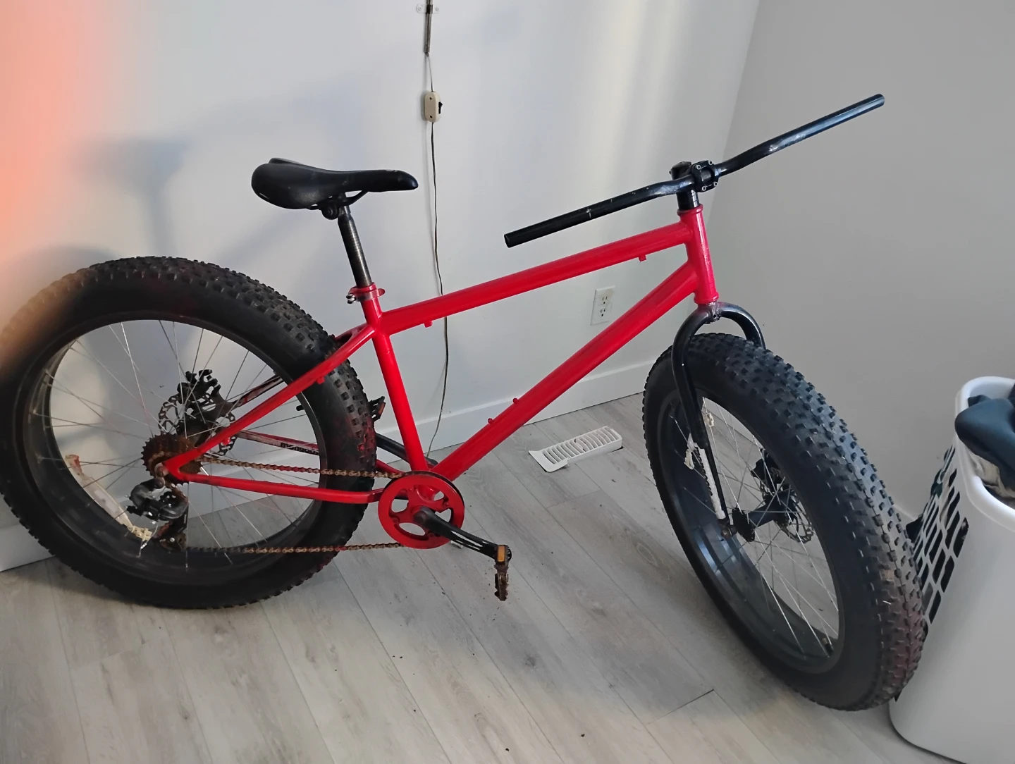 Fat tire mongoose mountain bike