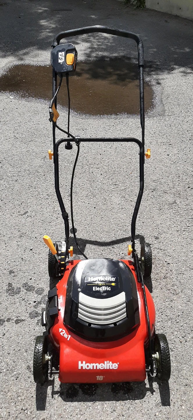 Homelite Electric 18" Electric Lawn Mower - photo 2