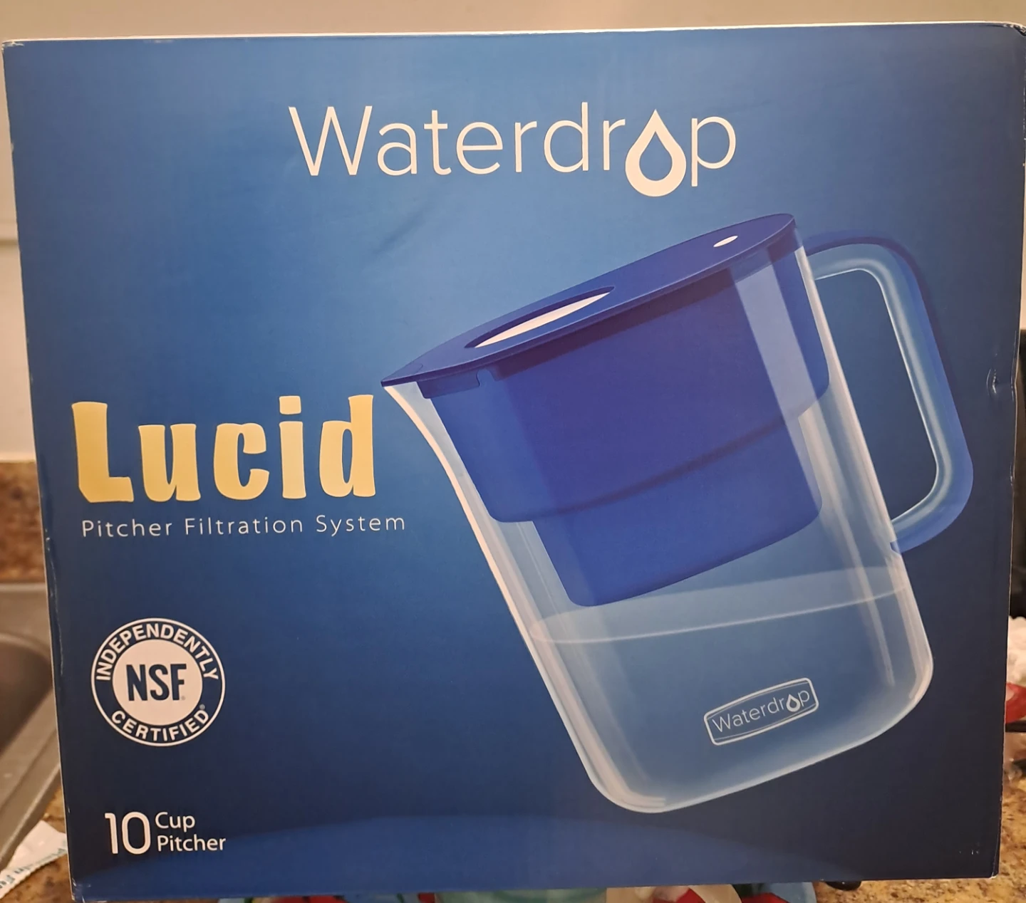 Waterdrop Lucid 10 Cup Pitcher Filtration System