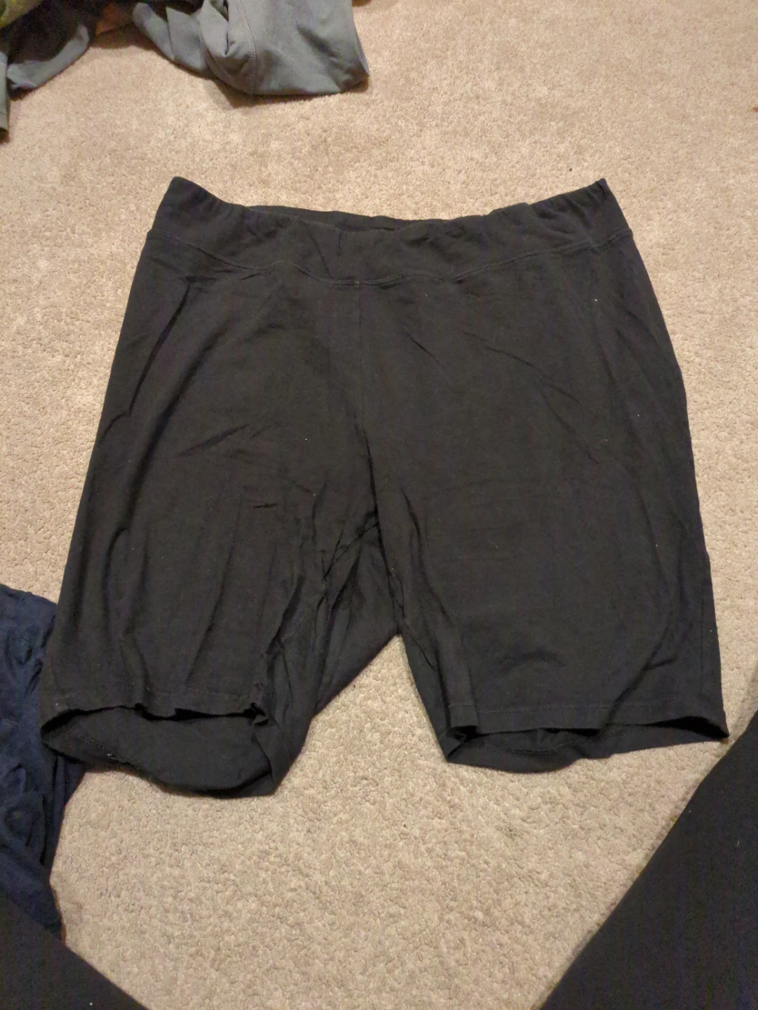 Black bike shorts 1X